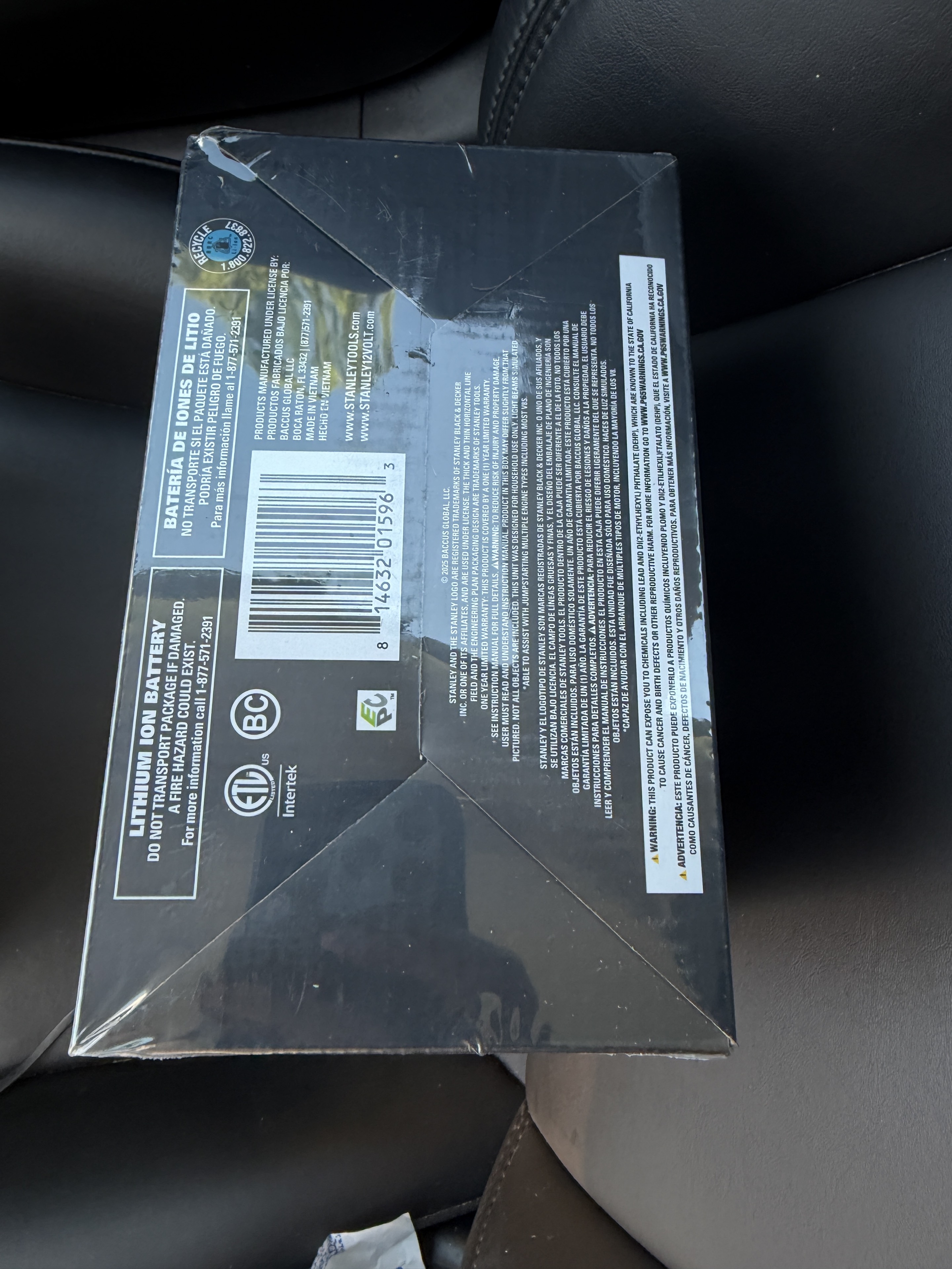 Stanley FATMAX LJ25FC UPC 814632015963 and retail box condition