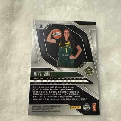 2024-25 Prizm Wnba Nika Muhl #146 Rookie RC Seattle Storm