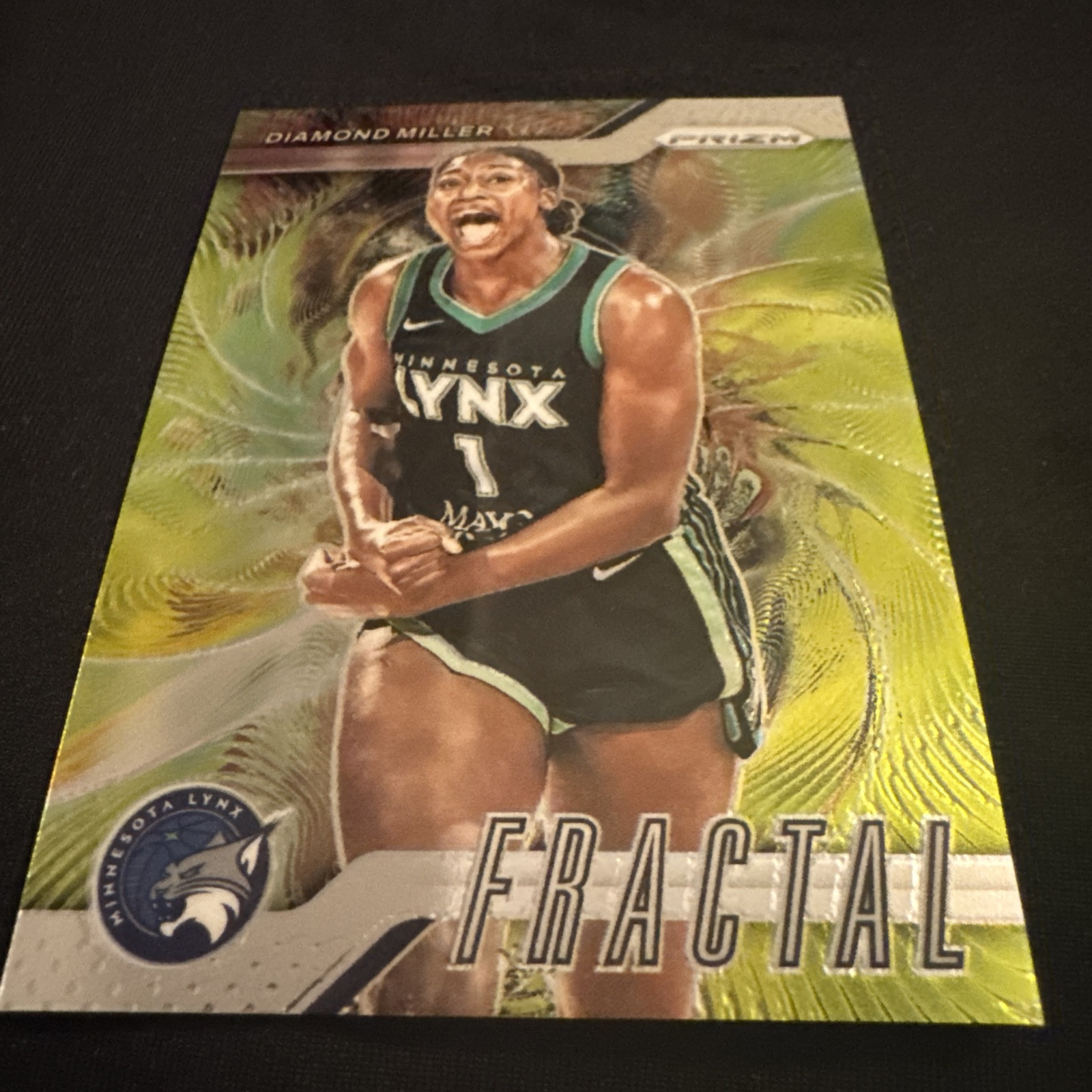 2024 Panini Prizm WNBA Diamond Miller Fractal #2 Minnesota Lynx