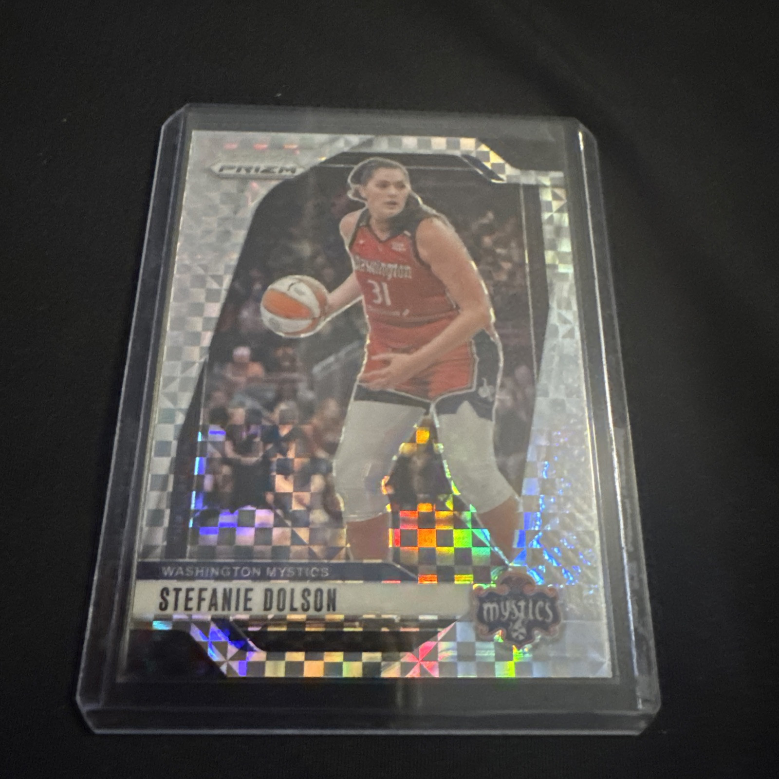 2024 Panini Prizm WNBA Stefanie Dolson Checkerboard Prizm SSP #34