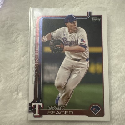 2025 Topps Series 1 Companion Card Corey Seager #CC-13 Texas Rangers