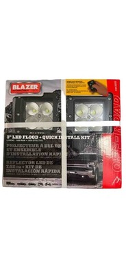 Blazer CWL51222 2 in LED Cube Light Kit Pair with Remote 12V 1800 Lumens