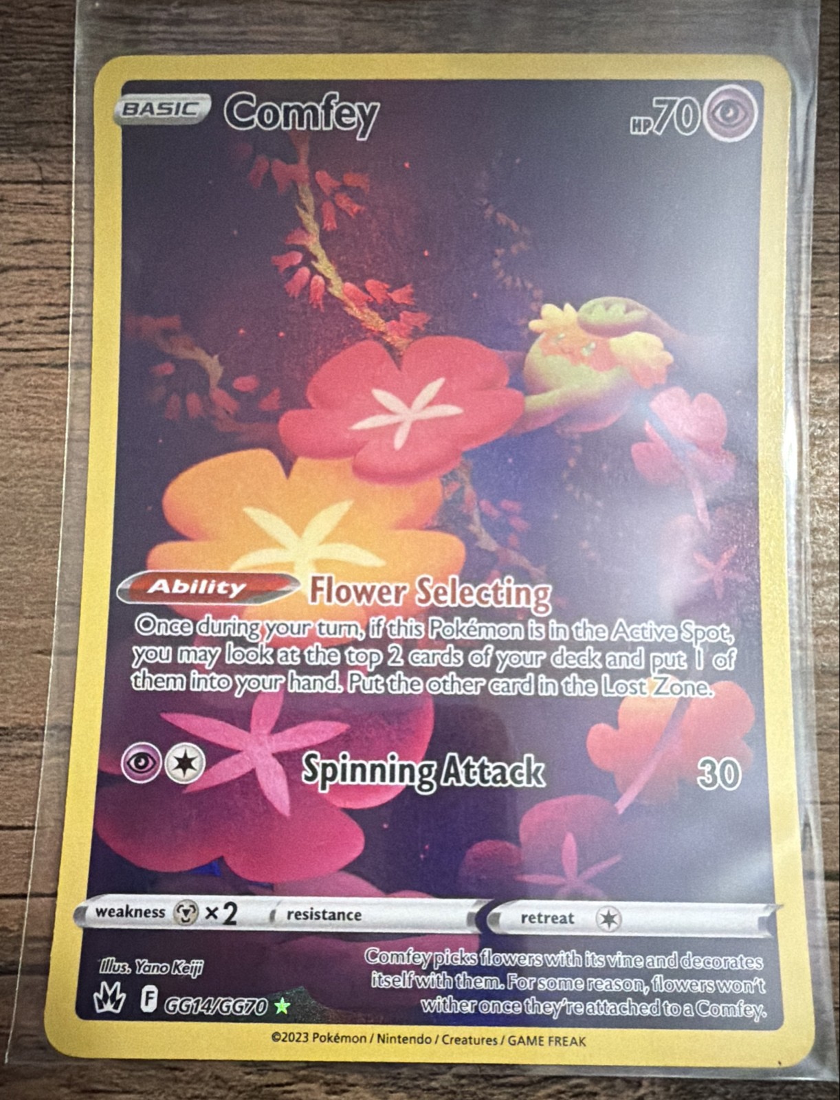 Comfey GG14/GG70 Crown Zenith: Galarian Gallery Holo