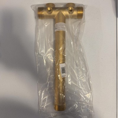 H2OPRO 148122 13 in Brass Tank Tee 1-1/4 in NPT Pressure Tank Fitting