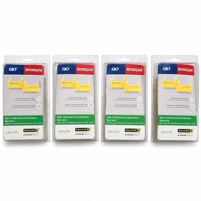 4-Pack Square D PKSB1LACP 30919 50A-125A Service Entrance Barriers